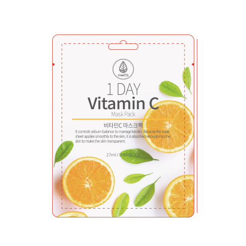 Маска для лица тканевая ВИТАМИН С 1-Day Vitamin C Mask Pack