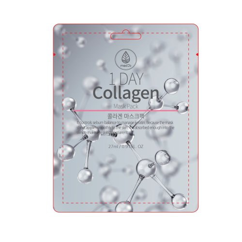 Маска для лица тканевая КОЛЛАГЕН 1-Day Collagen Mask Pack