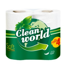 Бумага туалетная Clean World