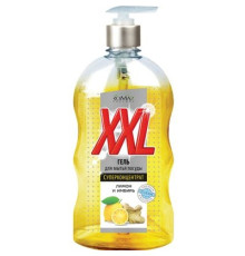 Romax Гель для мытья посуды " XXL" лимон и имбирь 650 гр.