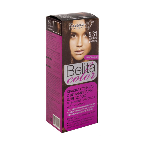 Краска для волос Belita Color Тон 5.31, горячий шоколад