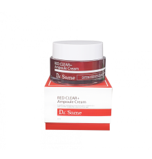 Очищающий крем для проблемной кожи лица Dr.Some Red Clear Ampoule Cream