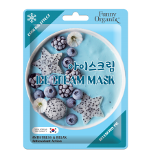 Маска-мороженое для лица охлаждающая ПРОХЛАДНЫЙ РЕЛАКС Blueberry Pie Ice Cream Mask