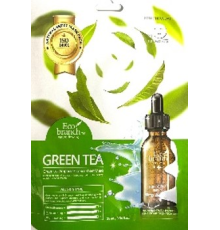 Маска для лица тканевая ЗЕЛЕНЫЙ ЧАЙ ампульная Green Tea Ampoule Essence Sheet Mask