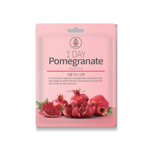 Маска для лица тканевая ГРАНАТ 1-Day Pomegranate Mask Pack