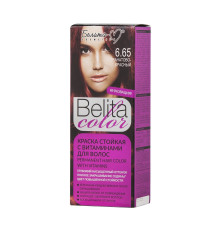 Краска для волос Belita Color Тон 6.65, гранатово-красный
