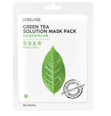 Маска для лица тканевая ЭКСТРАКТ ЗЕЛЕНОГО ЧАЯ Green Tea Solution Mask Pack