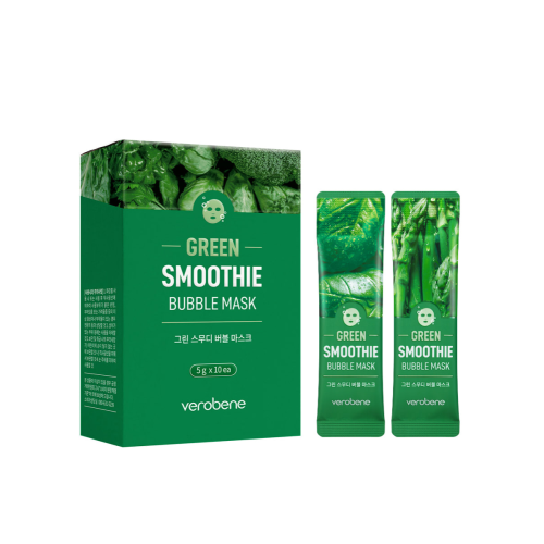 Кислородная маска с 11 экстрактами овощей Verobene Green Smoothie
