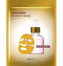 Маска для лица фольгированная КОЛЛАГЕН Collagen Essence Mask Gold Foil