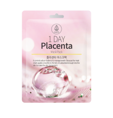 Маска для лица тканевая ПЛАЦЕНТА 1-Day Placenta Mask Pack