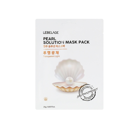 Маска для лица тканевая ЖЕМЧУГ Pearl Solution Mask Pack