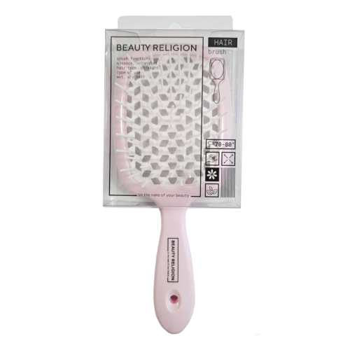 Расческа для волос мульти НЕЖНО-РОЗОВЫЙ БЕЛЫЙ Multi Brush Soft Pink white