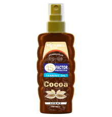 Масло для лица и тела КАКАО Tanning Oil Cocoa SPF 15