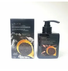 Шампунь для волос ЭКСТРАКТ ЧЕРНОГО РИСА И УГЛЯ Black Rice & Charcoal Shampoo