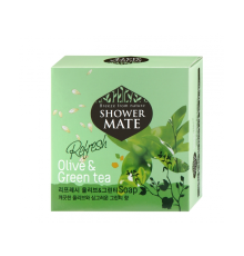 Мыло для лица и тела ОЛИВКИ И ЗЕЛЕНЫЙ ЧАЙ Olive & Green Tea