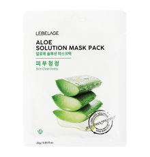 Маска для лица тканевая АЛОЭ Aloe Solution Mask Pack